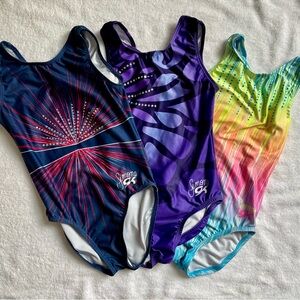 GK Simone Biles Gymnastics Leotard Trio